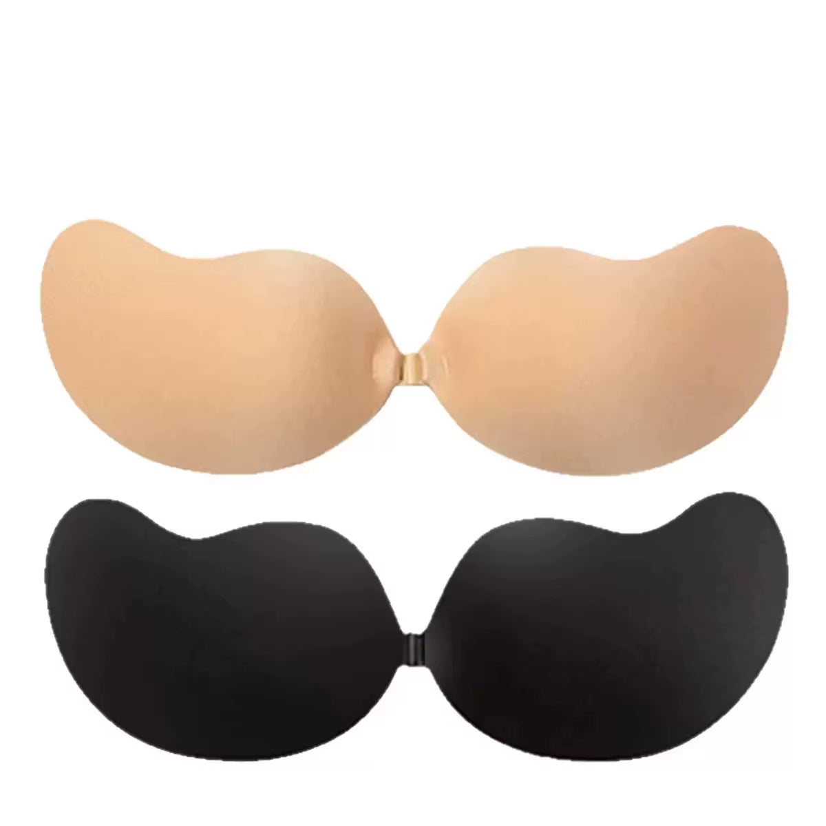 Adhesive Stick-On Bra Silicone Invisible Bra Strapless Backless Strong Support Sweatproof Breathable Reusable Women'S Bra